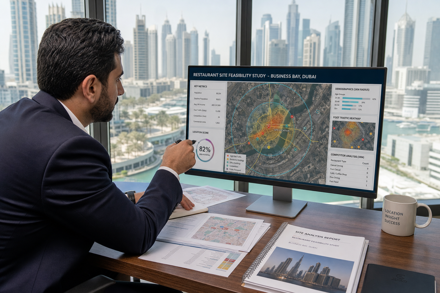 Feasibility and site studies for new restaurant locations